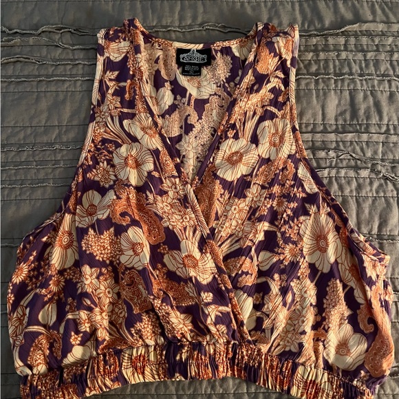 Angie Floral crop top - Picture 2 of 2